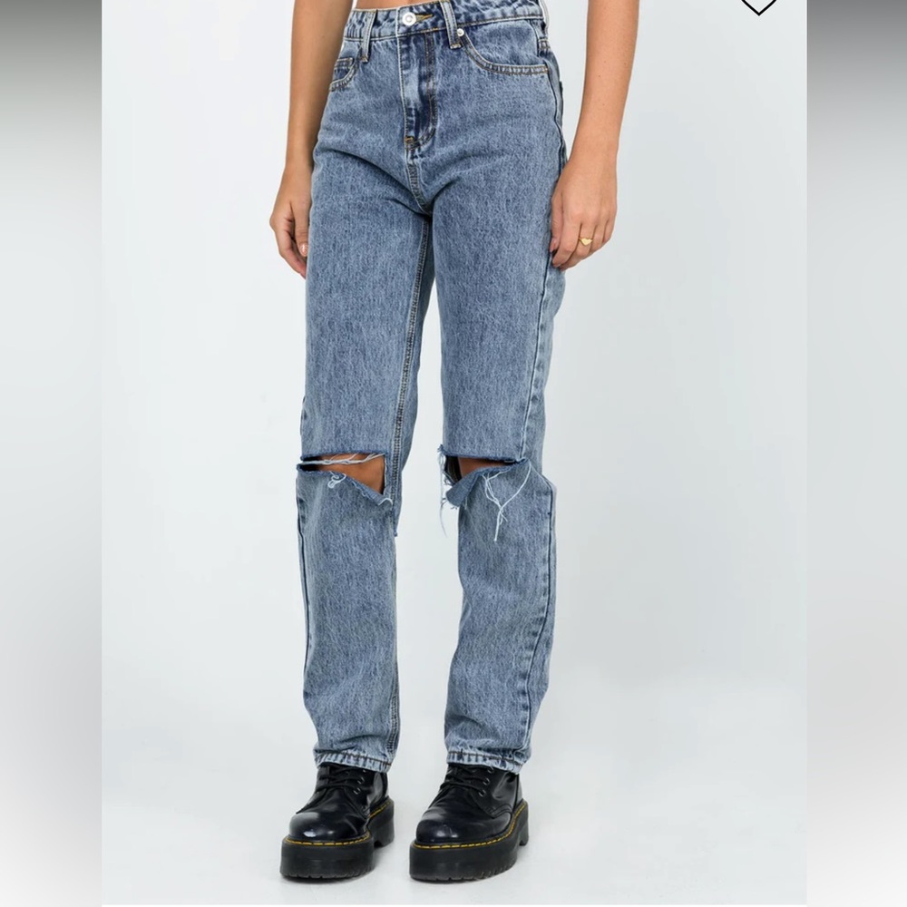 Princess Polly straight jeans size 2